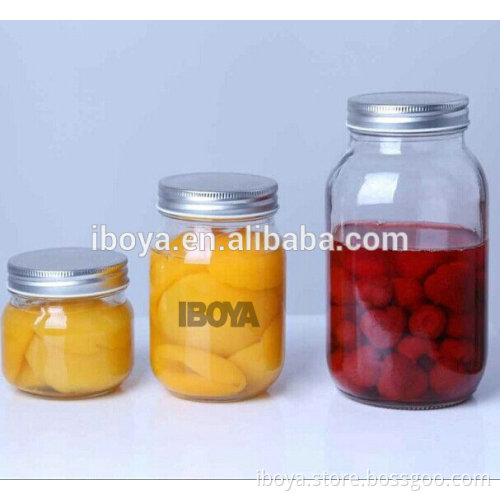 Moisture Proof Geen Easy Cleaning Storage Glass Juice Jar